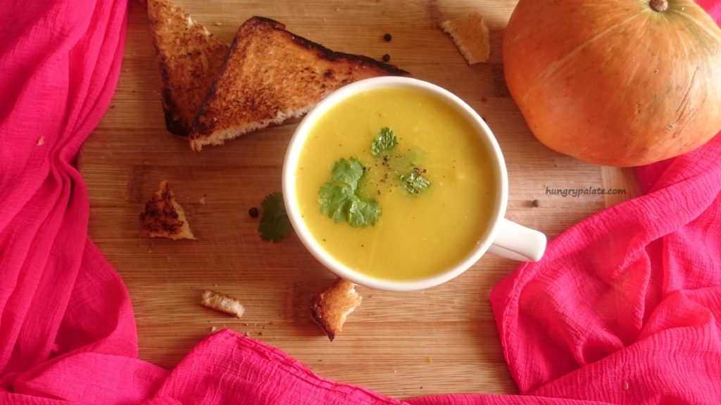 Pumpkin Soup Without Cream and Without Stock
